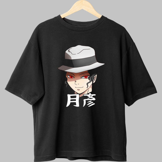 Tricou Anime Demon Slayer - Muzan Kibutsuji Look Intunecat fata