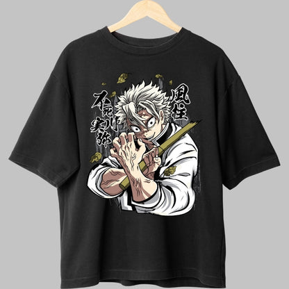Tricou Anime Demon Slayer - Sanemi Shinazugawa Wild Wind fata