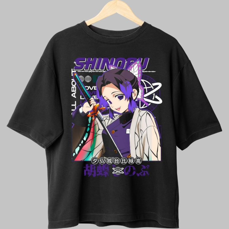 Tricou Anime Demon Slayer - Shinobu Master of Poison fata