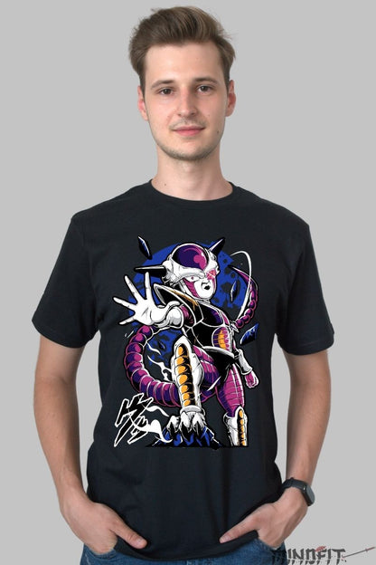 Tricou Anime Dragon Ball – Frieza Classic Destruction barbat negru