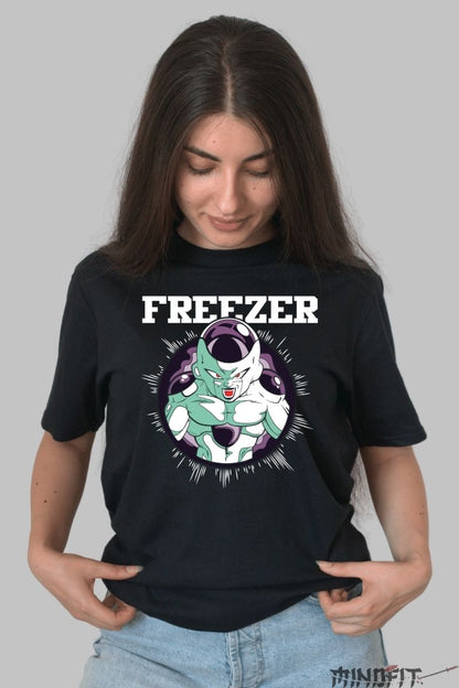 Tricou Anime Dragon Ball – Frieza Classic Style dama negru