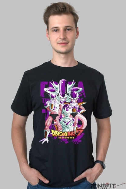 Tricou Anime Dragon Ball – Frieza Evolutions barbat negru