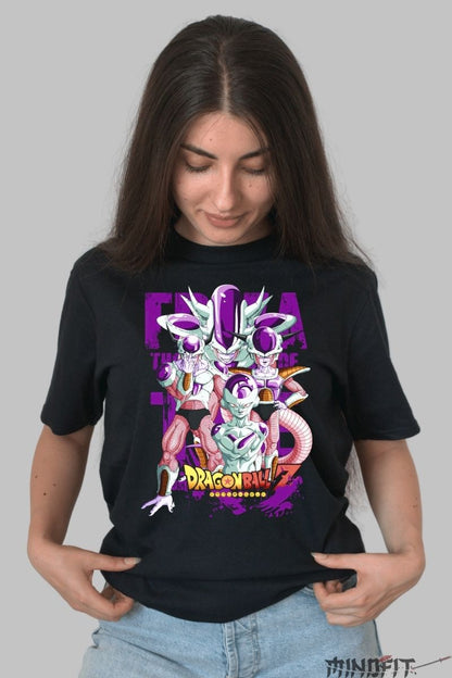 Tricou Anime Dragon Ball – Frieza Evolutions dama negru
