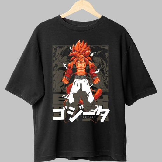 Tricou Anime Dragon Ball – Gogeta Super Saiyan 4 Legend negru