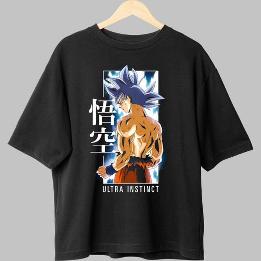 Tricou Anime Dragon Ball – Goku Ultra Instinct Power negru