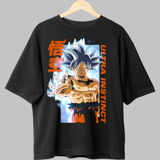 Tricou Anime Dragon Ball – Goku Ultra Instinct Strike negru