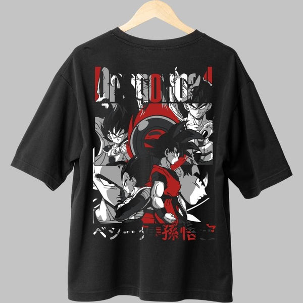 Tricou Anime Dragon Ball – Goku vs Vegeta Contrast Epic