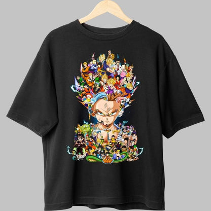 Tricou Anime Dragon Ball – Heroes United Edition negru