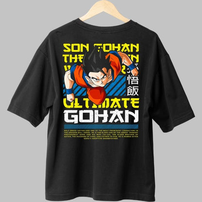 Tricou Anime Dragon Ball – Ultimate Gohan negru fata