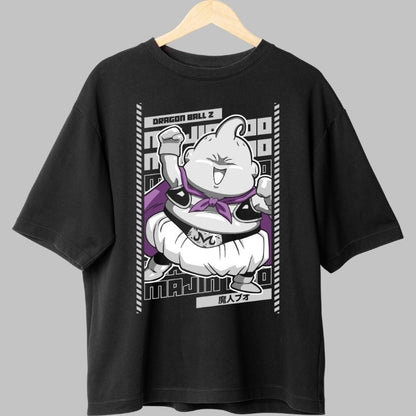 Tricou Anime Dragon Ball Z – Majin Buu Funny Power negru