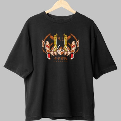 Tricou Anime Dragon Ball Z – Saiyan Invasion negru spate