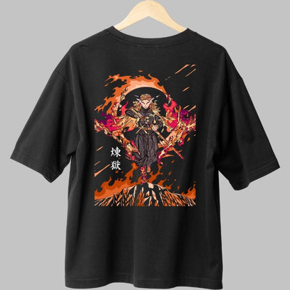 Tricou Anime Flame Hashira - Puterea Flacarii Spate