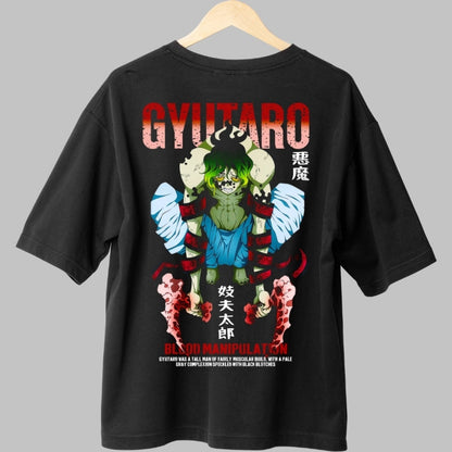 Tricou Anime Gyutaro - Manipulare de Sange Spate