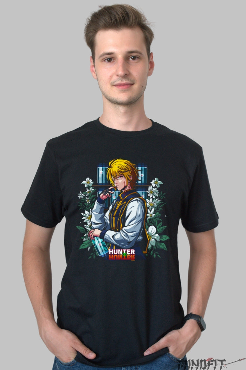 Tricou Anime Hunter x Hunter - Eroii Cautatorilor de Adevar Barbat Negru