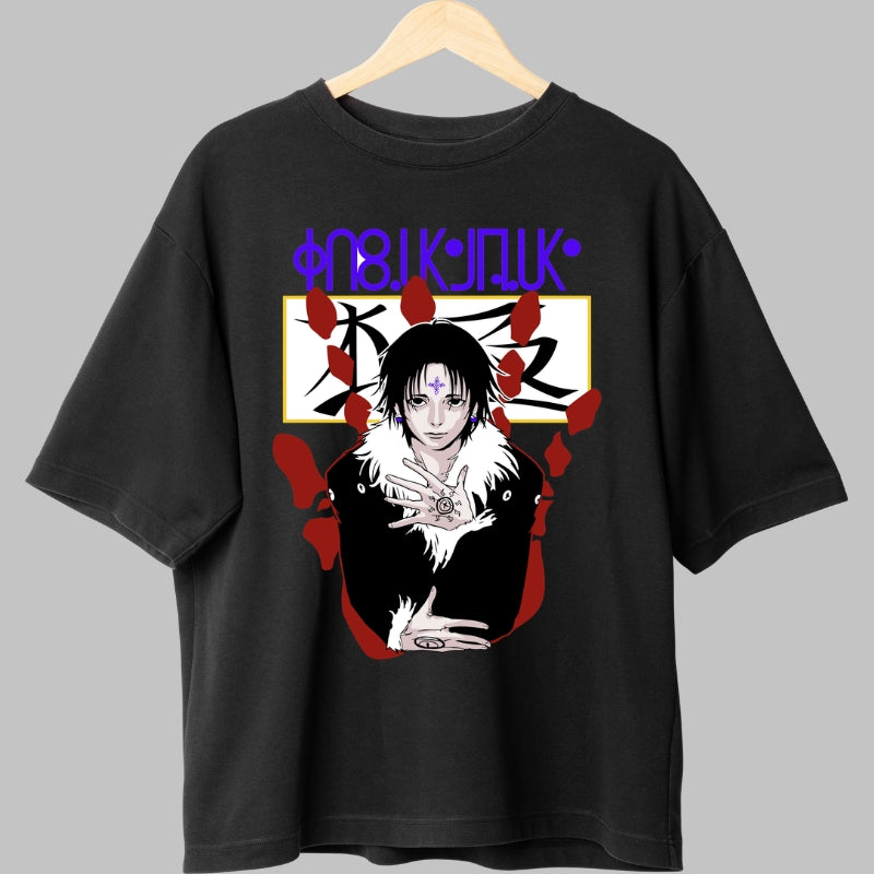 Tricou Anime Hunter x Hunter - Feitan Aura Intunecata Fata
