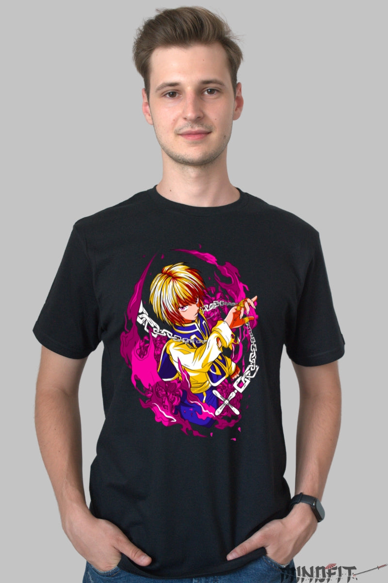 Tricou Anime Hunter x Hunter - Killua Fulgerul Asasin Barbat Negru