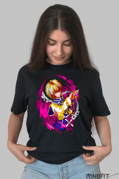 Tricou Anime Hunter x Hunter - Killua Fulgerul Asasin Dama Negru