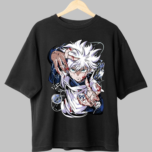 Tricou Anime Hunter x Hunter - Killua Furia Nen Ascunsa Fata