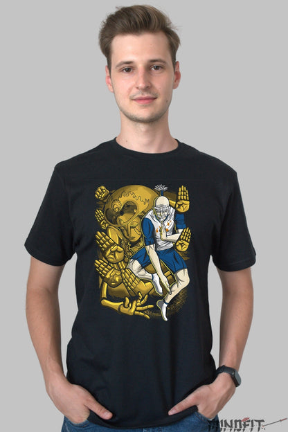 Tricou Anime Hunter x Hunter - Kurapika Privire de Otel Barbat Negru