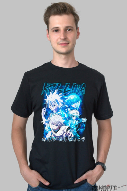 Tricou Anime Hunter x Hunter - Magicianul Mortii si Car?ile Destinului Barbat Negru