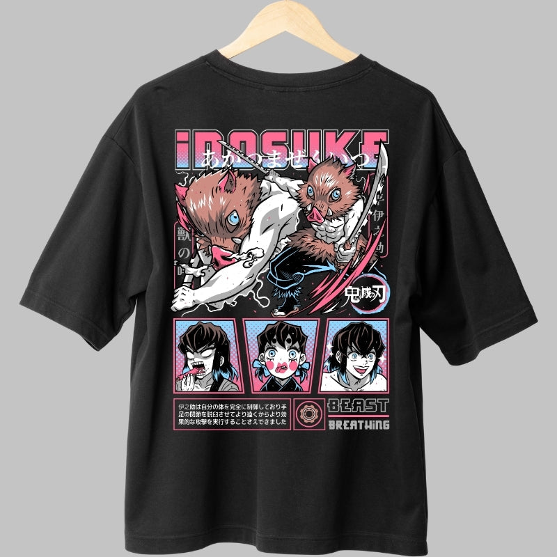 Tricou Anime Inosuke - Bestia Neimblanzita Spate