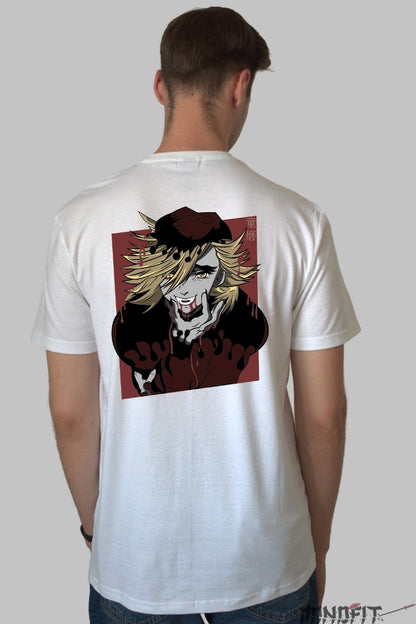Tricou Anime Demon Slayer  - Doma Putere Seducatoare Barbat Alb
