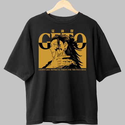 Tricou Anime Jujutsu Kaisen - Geto Adevar Intunecat Fata