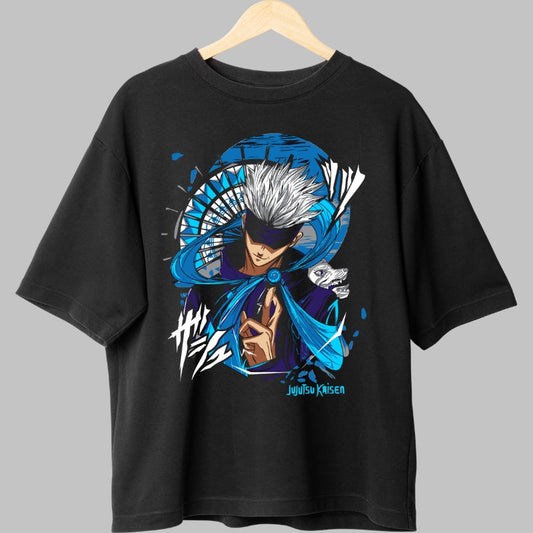 Tricou Anime Jujutsu Kaisen - Gojo Infinitul Absolut Fata