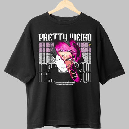Tricou Anime Jujutsu Kaisen - Itadori vs Sukuna Dualitate Blestemata Fata