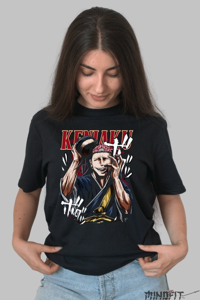 Tricou Anime Jujutsu Kaisen - Kenjaku Iluzia Puterii Supreme Dama Negru