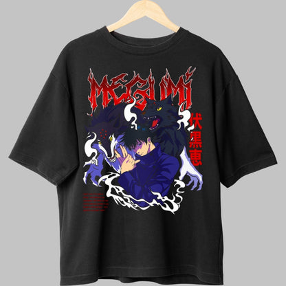 Tricou Anime Jujutsu Kaisen - Megumi si Spiritele Divine Fata