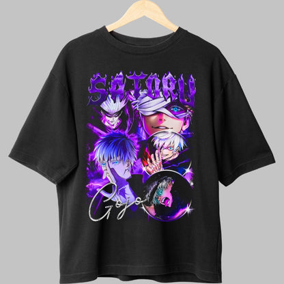 Tricou Anime Jujutsu Kaisen - Satoru Gojo Viziune Suprema Fata