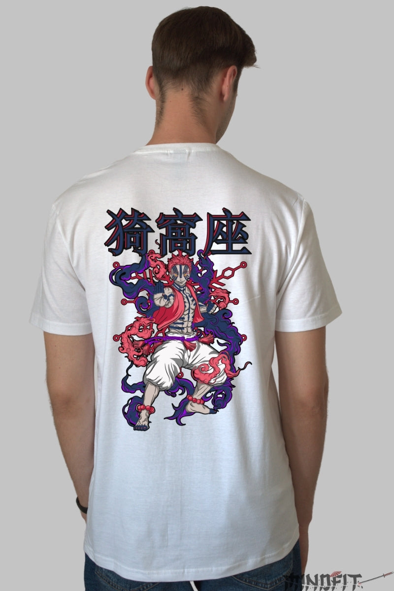 Tricou Anime Jujutsu Kaisen - Sufletul Intunericului Barbat Alb