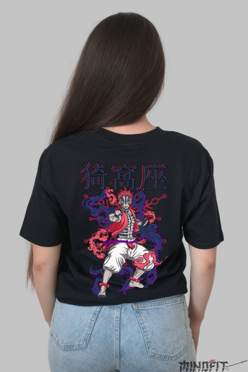 Tricou Anime Jujutsu Kaisen - Sufletul Intunericului Dama Negru