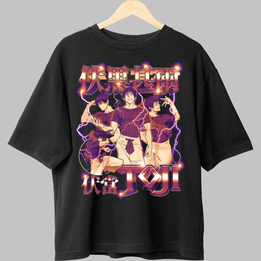 Tricou Anime Jujutsu Kaisen - Toji Fushiguro Aura Nimicitoare Fata