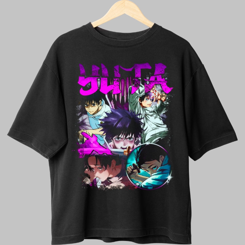 Tricou Anime Jujutsu Kaisen - Yuta Energia Intunecata Fata