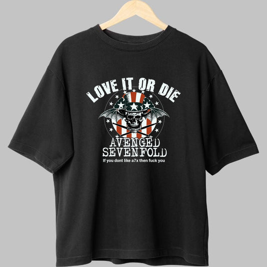 Tricou Anime Kitsune Spirit - Wall of Death Masquerade fata negru