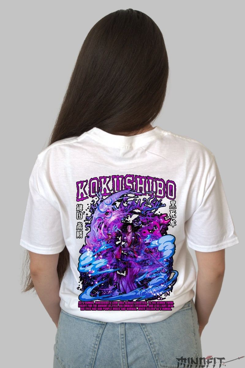 Tricou Anime Kokushibo - Demonul Lunii Supreme Dama alb