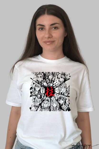Tricou Anime Manga Warriors - Eroii Umbrei dama alb