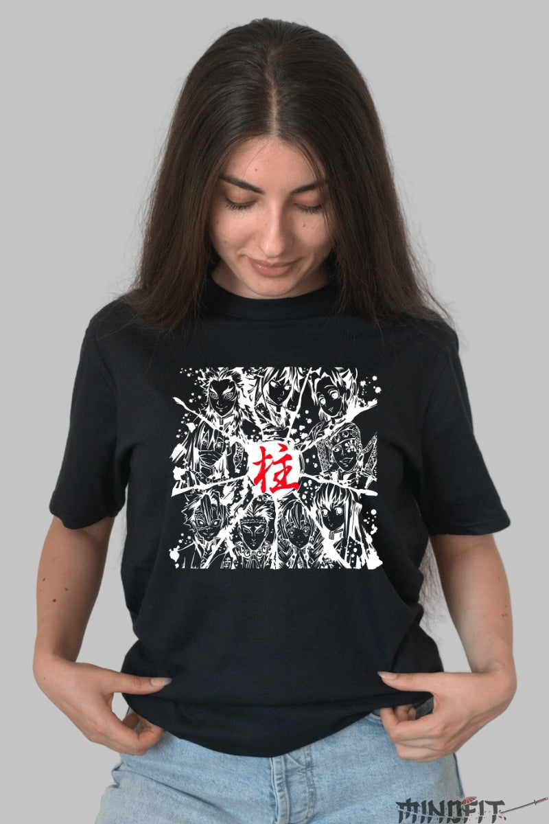 Tricou Anime Manga Warriors - Eroii Umbrei dama negru