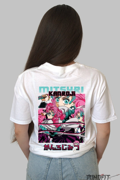 Tricou Anime Mitsuri - Sabia Iubirii Supreme Dama alb