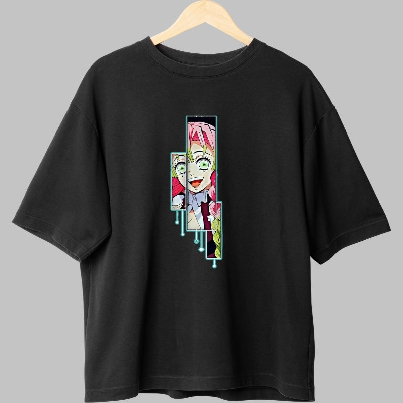 Tricou Anime Mitsuri - Sabia Iubirii Supreme Fata