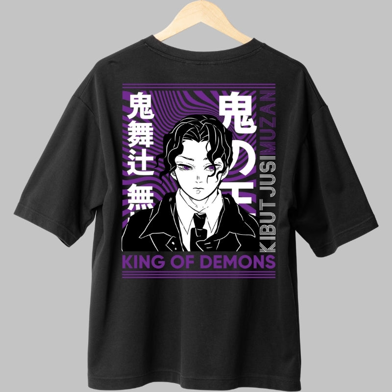Tricou Anime Muzan Kibutsuji - Regele Demonilor Spate