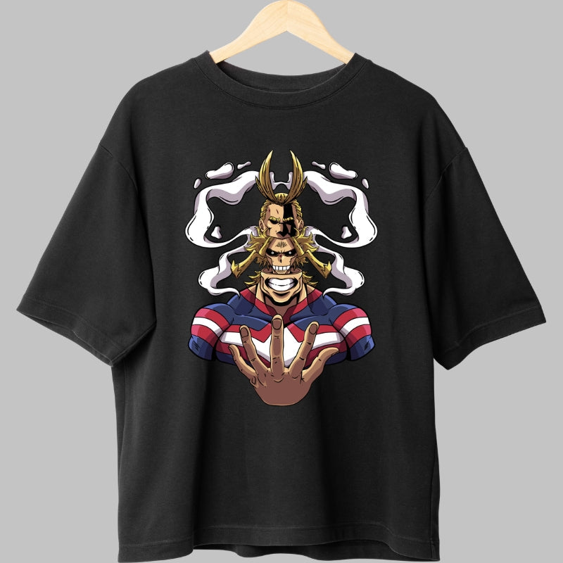 Tricou Anime My Hero Academia - All Might Simbolul Penei Fata