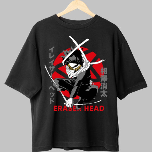 Tricou Anime My Hero Academia - Eraser Head Viziune Letala Fata