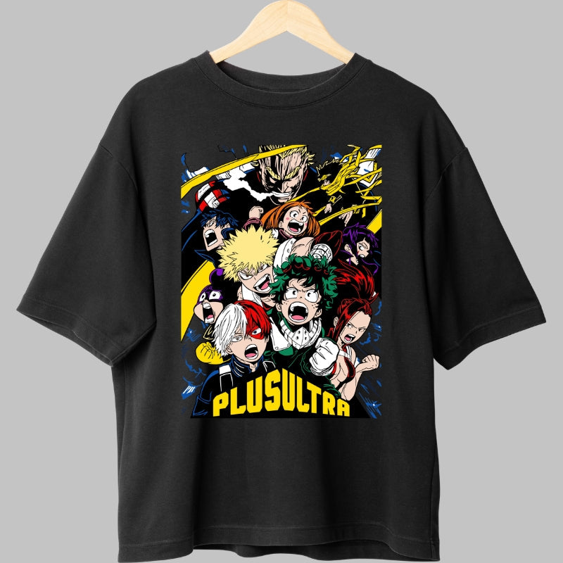 Tricou Anime My Hero Academia - Eroii Plus Ultra in Actiune Fata