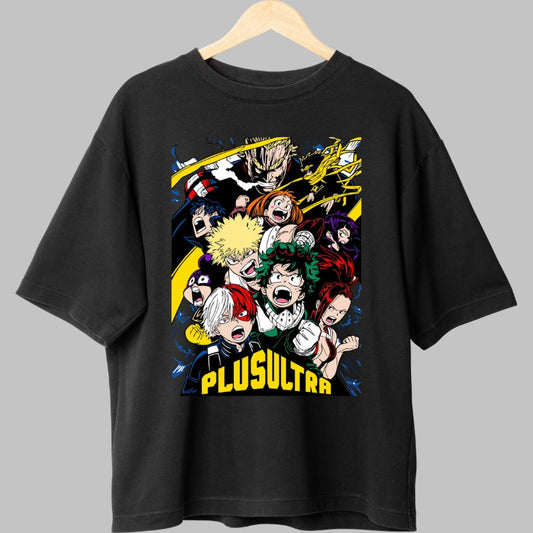 Tricou Anime My Hero Academia - Eroii Plus Ultra in Actiune Fata