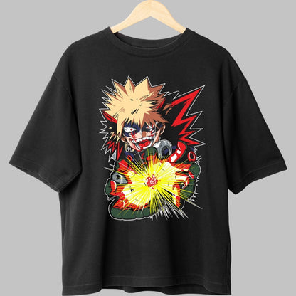Tricou Anime My Hero Academia - Explozia lui Bakugo Fata