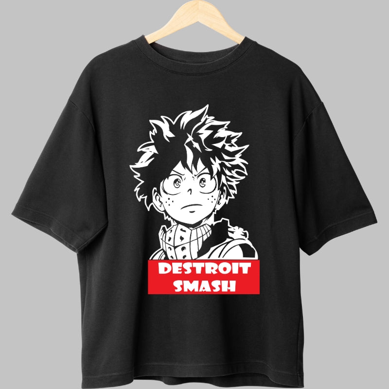 Tricou Anime My Hero Academia - Izuku Midoriya Detroit Smash Fata