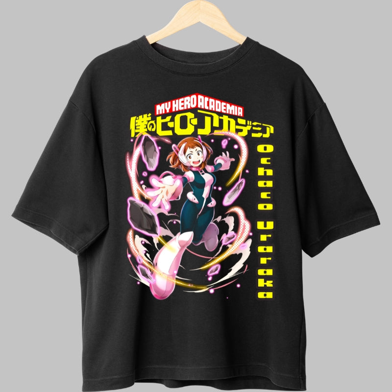 Tricou Anime My Hero Academia - Ochaco Gravitatia Inimii Fata